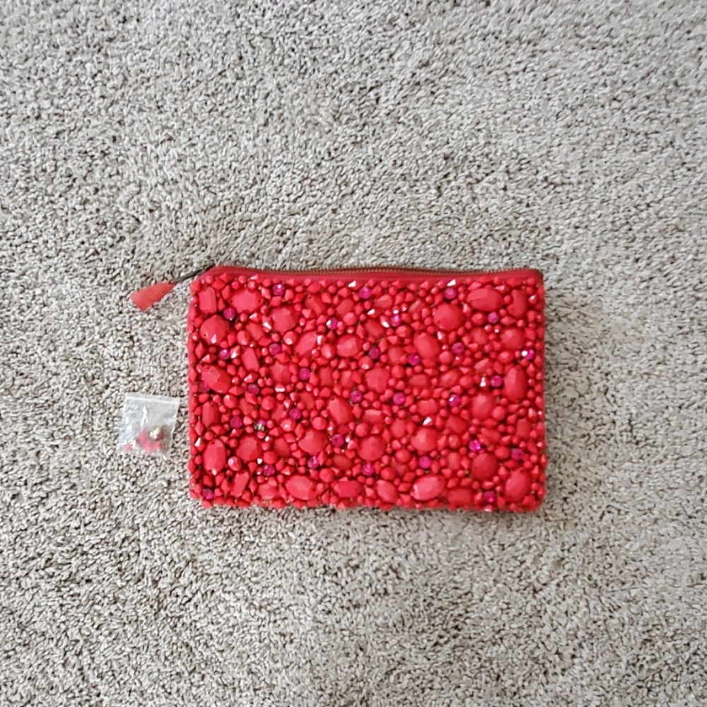 Anthropologie Beaded Clutch